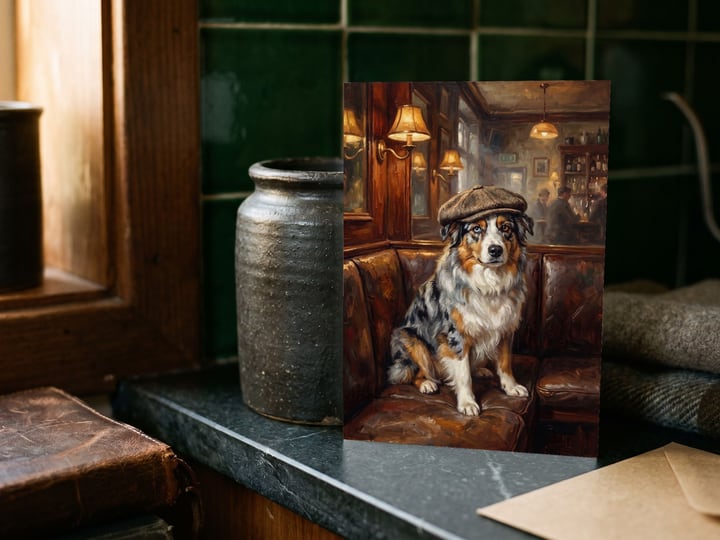 The "Golden Hour" card — against dark green tiles