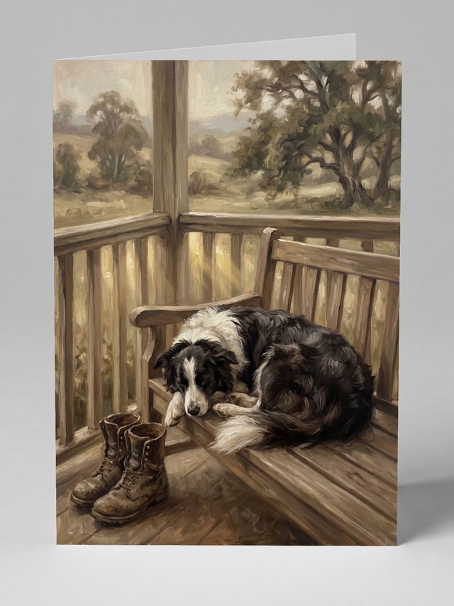 The Old Bench &mdash; the card you will receive