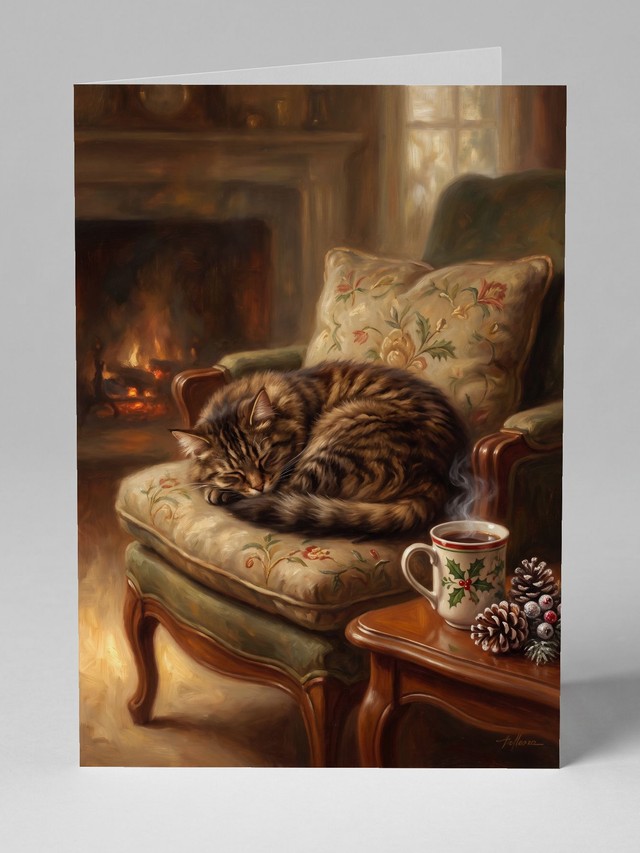 Warm Wishes by the Hearth &mdash; the card you will receive
