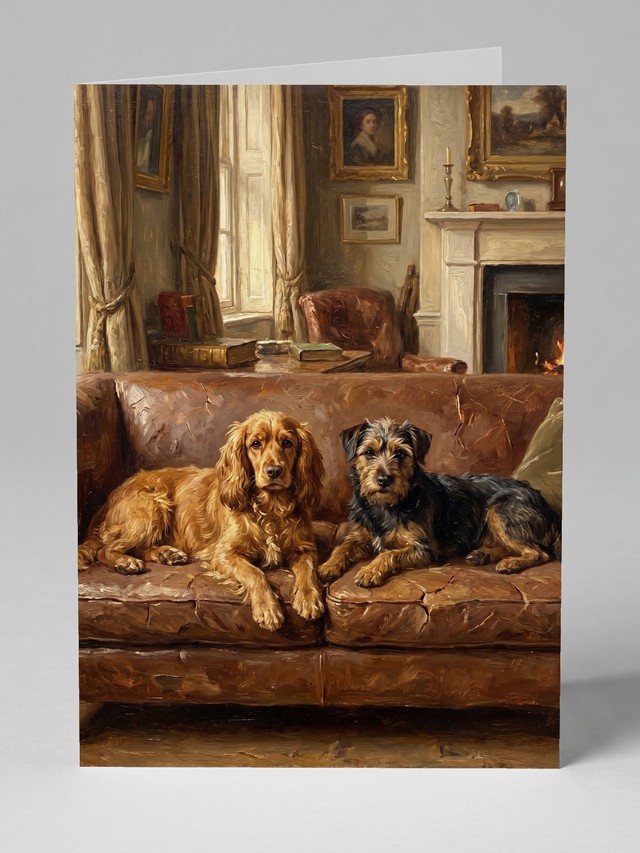 Two on the Sofa &mdash; the card you will receive
