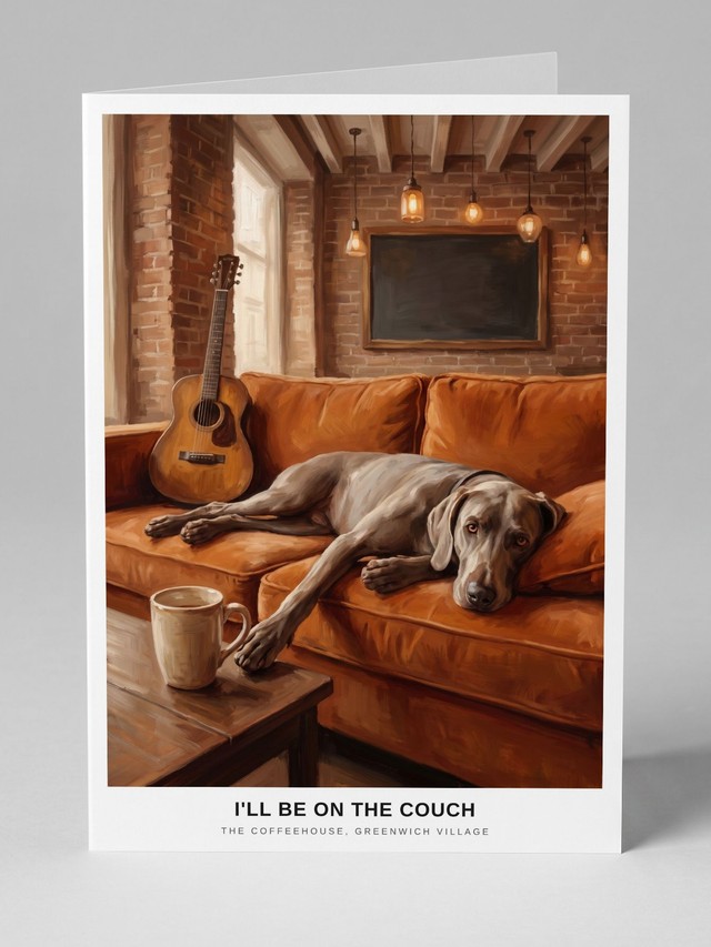 The Orange Couch &mdash; the card you will receive