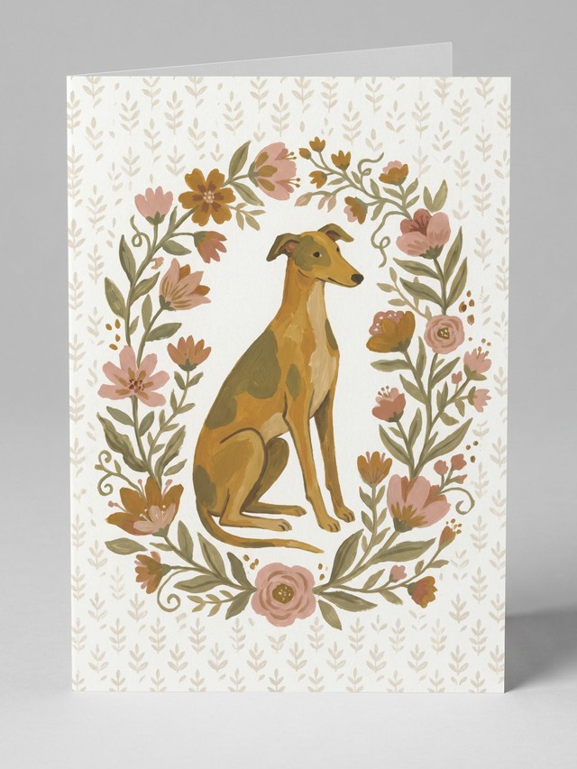 Floral Wreath &mdash; the card you will receive